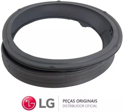 Imagem de Borracha da porta guarnição gaxeta original lavadora lava e seca lg wd-1409rda wd-1409rda5 wd-1410rd wd-1410rd5