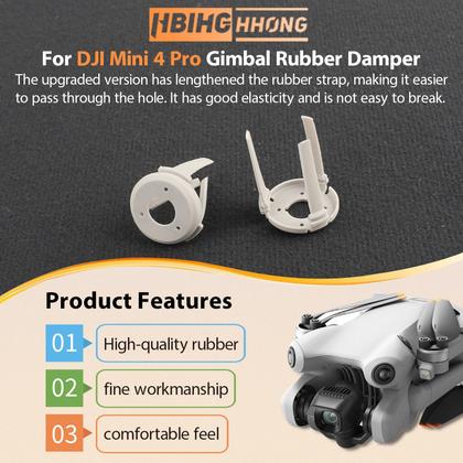 Imagem de Borracha de Absorção de Choque para Gimbal DJI Mini 4 Pro