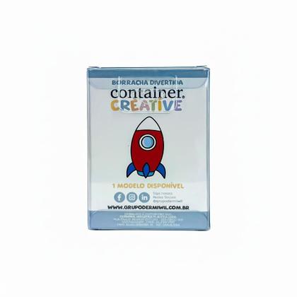 Imagem de Borracha Divertida Foguete 3D Container Dermiwil