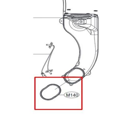 Imagem de Borracha Do Duto De Ar Lava E Seca LG 4036EN4007E Original