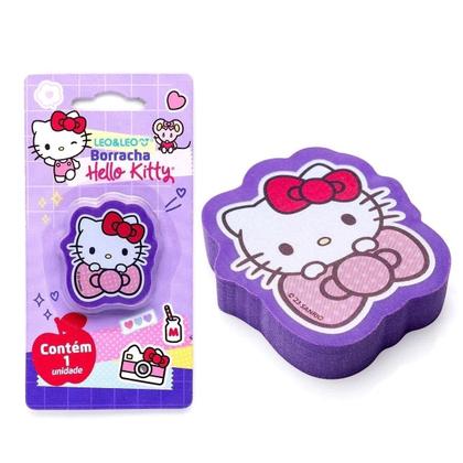 Imagem de Borracha Escolar Personagem Hello Kitty Blister Leo&Leo
