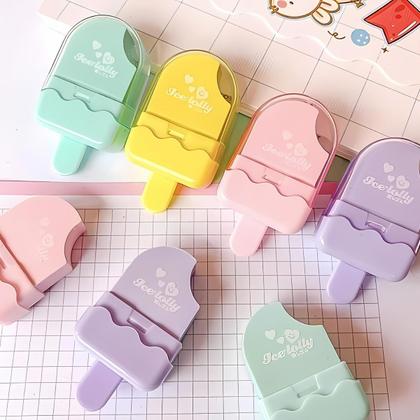 Imagem de Borracha Fofa Colorida Picolé Ice Lolly