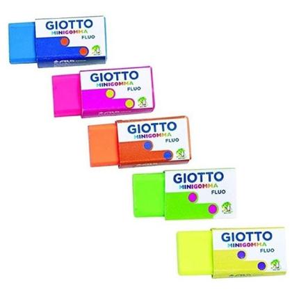 Imagem de Borracha Giotto Minigomma 5 Unidades Fluorescente