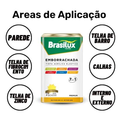 Imagem de Borracha liquida hidro brasilux 18 litros varias cores