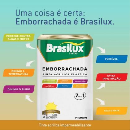 Imagem de Borracha liquida hidro brasilux 18 litros varias cores