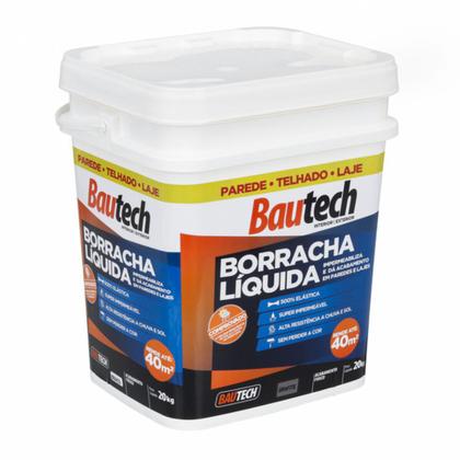 Imagem de Borracha Líquida Impermeabilizante Branco 20kg Bautech