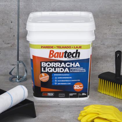 Imagem de Borracha Líquida Impermeabilizante Branco 20kg Bautech
