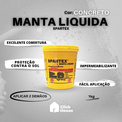 Imagem de Borracha Liquida Impermeabilizante Laje Telha Flexível 1 Kg