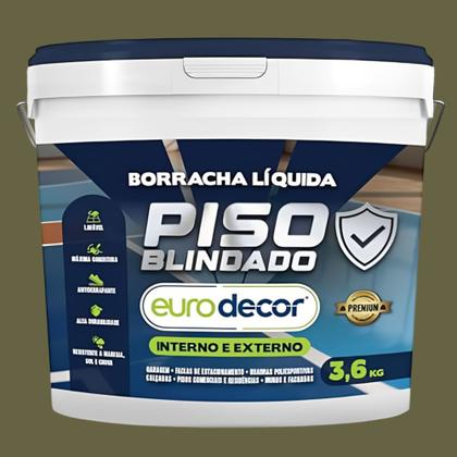 Imagem de Borracha Liquida para Piso 3,6 Kilos Cinza Concreto 03.01.01.2015 EURODECOR