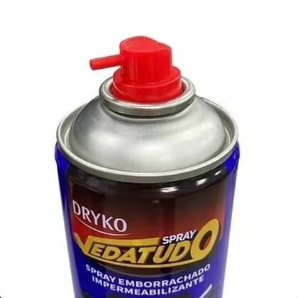 Imagem de Borracha Liquida Spray Impermeabilizante transparente Dryko Vedatudo  400ml/235G