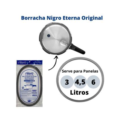 Imagem de Borracha Nigro Panela Pressão Eterna Original 3a 8 litros