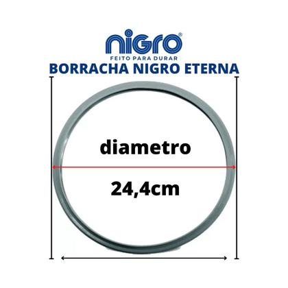 Imagem de Borracha Nigro Panela Pressão Eterna Original 3a 8 litros
