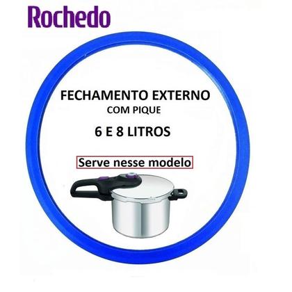 Imagem de Borracha Panela Pressão Rochedo 6 / 8 Litros Com Pique