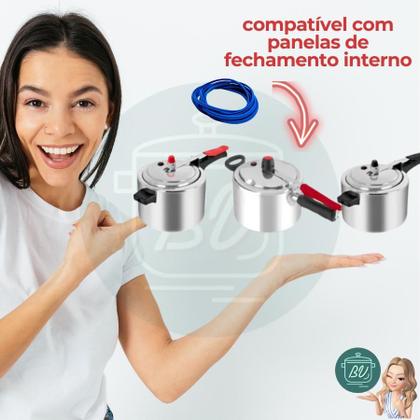 Imagem de Borracha para panela de pressão 4,5 litros Silicone 2 unidades