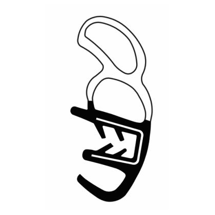 Imagem de Borracha Porta Guarnição Com Aba VW Gol G2 G3 G4 1994 A 2009