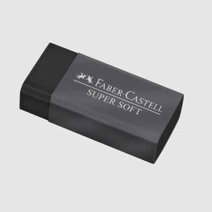 Imagem de Borracha Supersoft Preta Kit Com 2 Unidades - Faber Castell - Faber-Castell