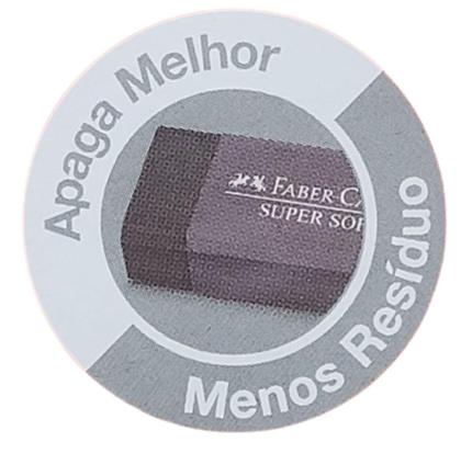 Imagem de Borracha Supersoft Preta Kit Com 2 Unidades - Faber Castell - Faber-Castell
