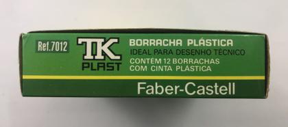 Imagem de Borracha TK Plast para desenho técnico Faber Castell cx com 12 unidades