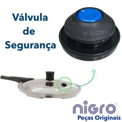 Imagem de Borracha Vedação Silicone para Panela de Pressão Nigro Press com Válvula de Segurança Originais