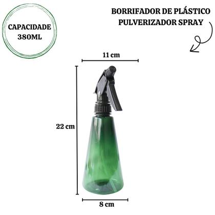 Imagem de Borrifador de plástico pulverizador spray cores sortidas de 380ml