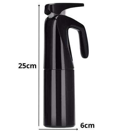 Imagem de Borrifador Névoa D'Água Com Apoio Preto Barbeiro 300Ml