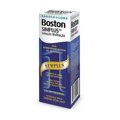 Imagem de Boston Simplus 120ml Bausch + Lomb Solução Multiação Para Lentes Rígidas - 05 Caixas