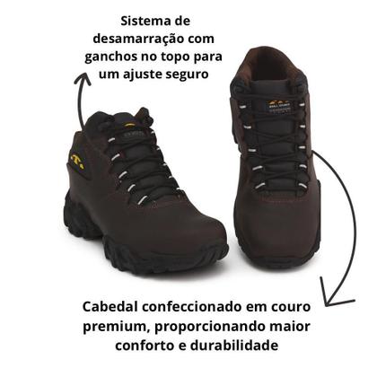 Bota Adventure Bull Terrier Couro Masculina Resistente Macia It