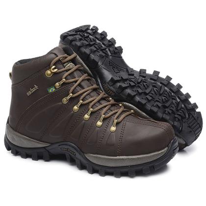 Imagem de Bota Adventure Cano Alto Macboot Uirapuru 10 Café