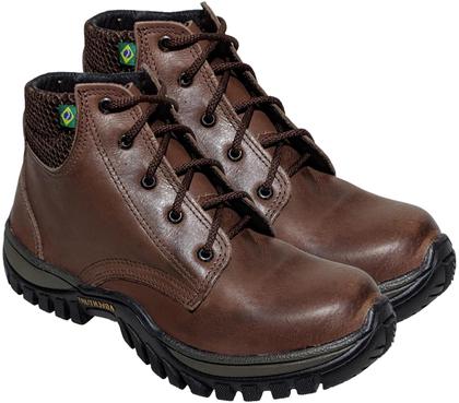 Imagem de Bota Adventure Coturno Masculino Feminino Trilha Couro Legitimo