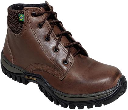 Imagem de Bota Adventure Coturno Masculino Feminino Trilha Couro Legitimo