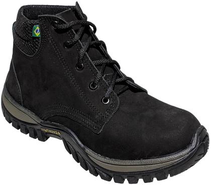 Imagem de Bota Adventure Coturno Masculino Feminino Trilha Couro Legitimo