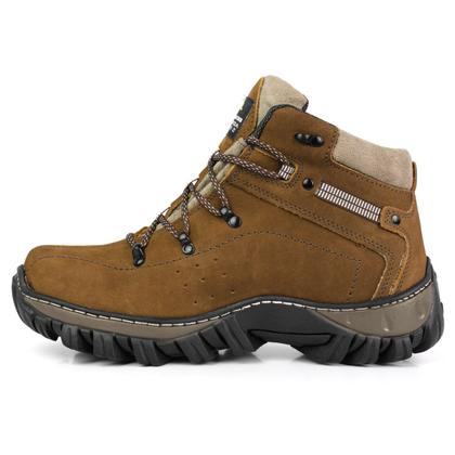 Imagem de Bota Adventure Masculina Couro Conforto Trilha Caminhada 720