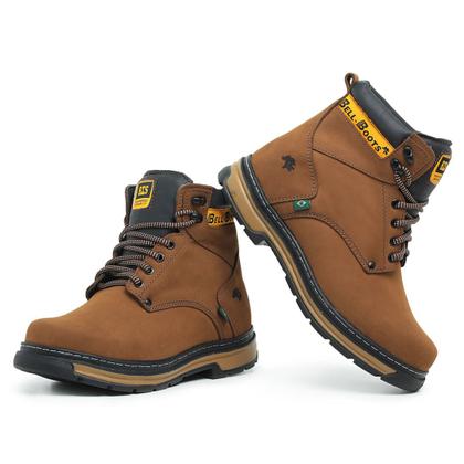 Imagem de Bota Adventure Masculina Couro Conforto Trilha Osso 801