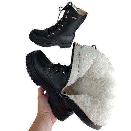 Imagem de Bota Alice Napa Coturno Forrado com Lã Feminina 2315115