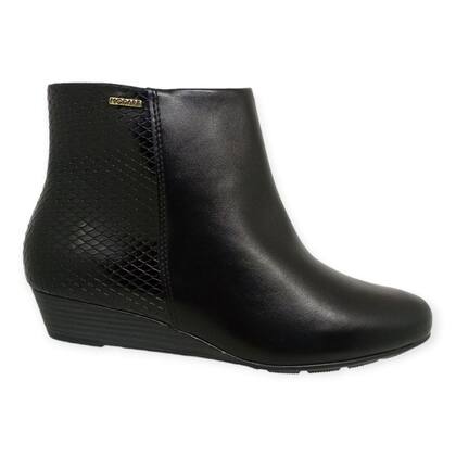 Imagem de Bota Anabela Cano Baixo Modare 7076.100 Feminina - Preta