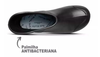 Imagem de Bota Antiderrapante De Segurança Cano Curto Preto BB85 Epi