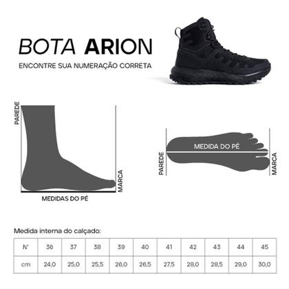 Imagem de Bota Arion Invictus Tática Training Ultralite Resistente
