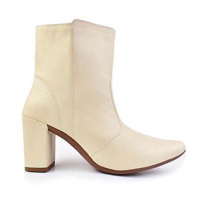Imagem de Bota bico fino salto fashion confortável OLZZY
