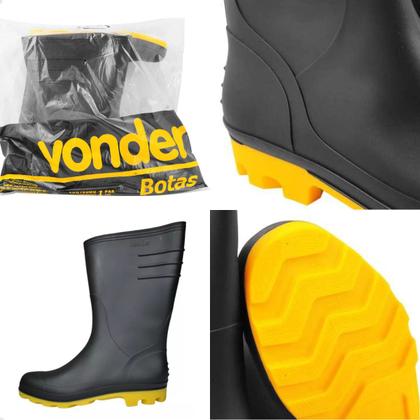Imagem de Bota Borracha Impermeavel 40 Galocha Sete leguas Vonder