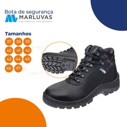 Imagem de Bota Botina Amarrar Marluvas 70b22-bp-e-paz Masculina Azul