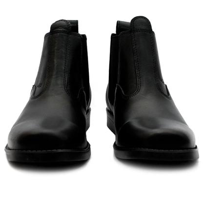 Imagem de Bota Botina Coturno Roça Texana Country Cowboy Passeio Trabalho Masculina Couro Nobre