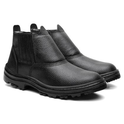 Imagem de Bota Botina de Segurança Couro EPI