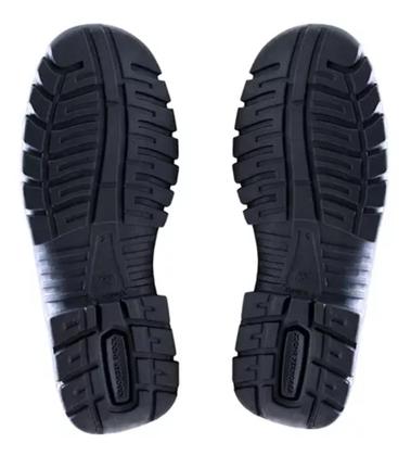 Imagem de Bota Botina De Segurança Masculino Couro Bico Pvc Original.