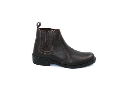 Bota Botina Masculina em Couro Marrom Austin - Pé Na Estrada Imagem de Bota Botina Masculina em Couro Marrom Austin