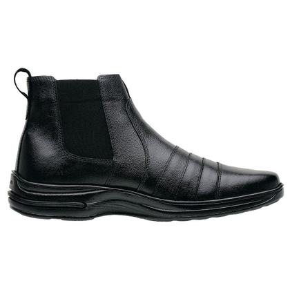Imagem de Bota Botina Masculina Gmm Shoes Leve Conforto Resistente Com Carteira