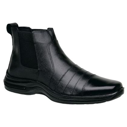 Imagem de Bota Botina Masculina Gmm Shoes Leve Conforto Resistente Com Carteira