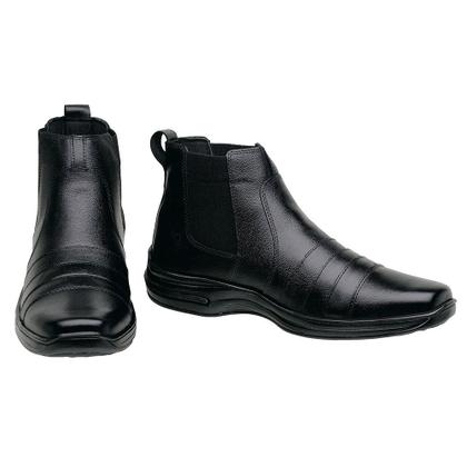 Imagem de Bota Botina Masculina Gmm Shoes Leve Conforto Resistente Com Carteira
