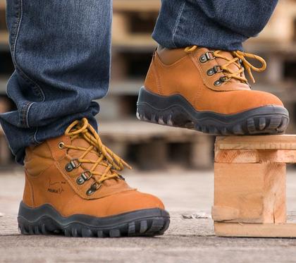 Imagem de Bota Botina Nobuck Safetline Miura 4855gl Bico Plastico Top
