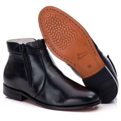 Imagem de Bota Botina Ranster Masculina Couro Lançamento Sola De Couro