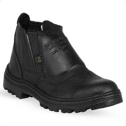 Imagem de Bota Botina Sapato Couro bico de Aço Segurança trabalho 41977